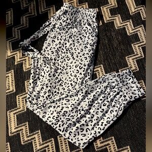 Leopard Print Joggers